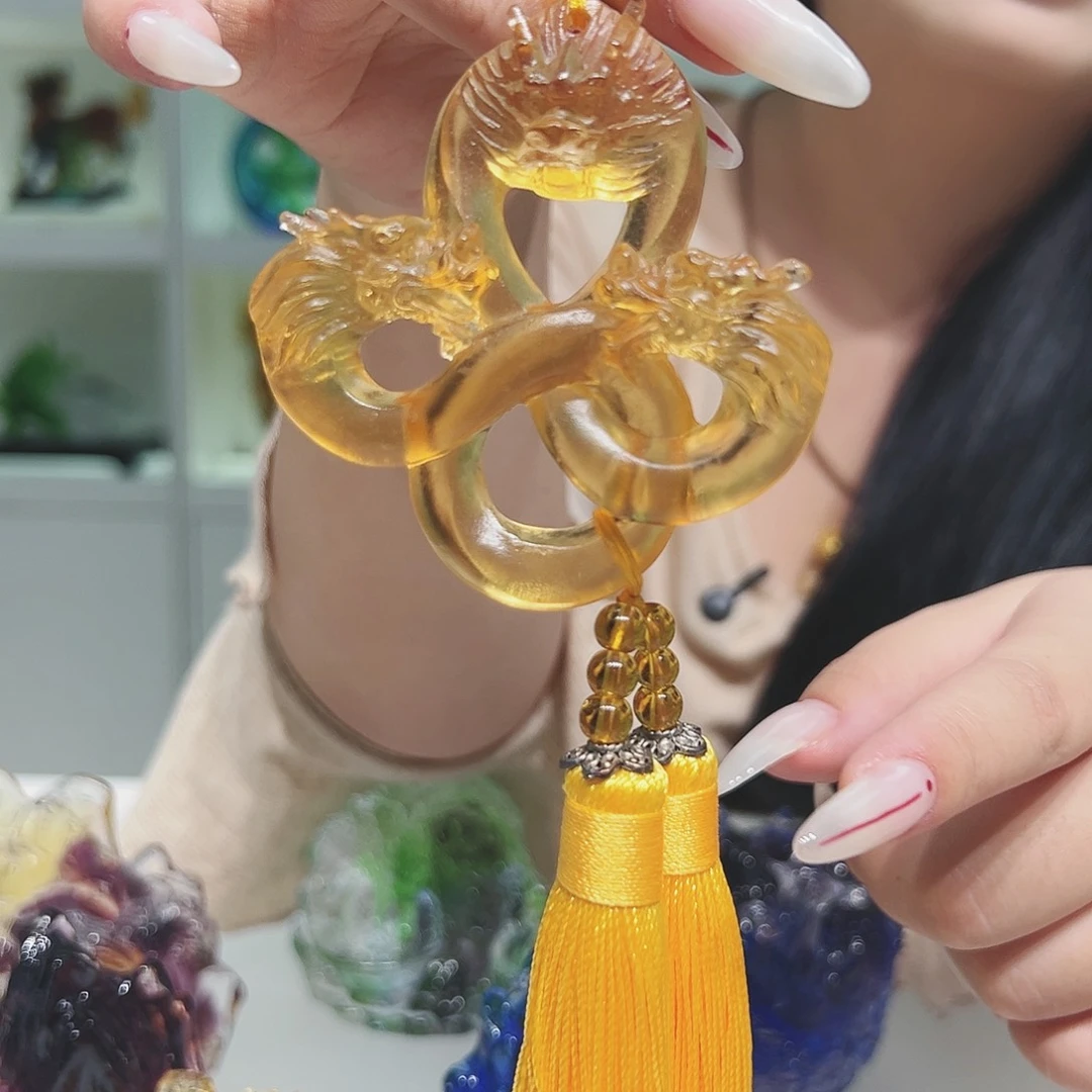 【闪购商品】琉璃手工艺品车挂