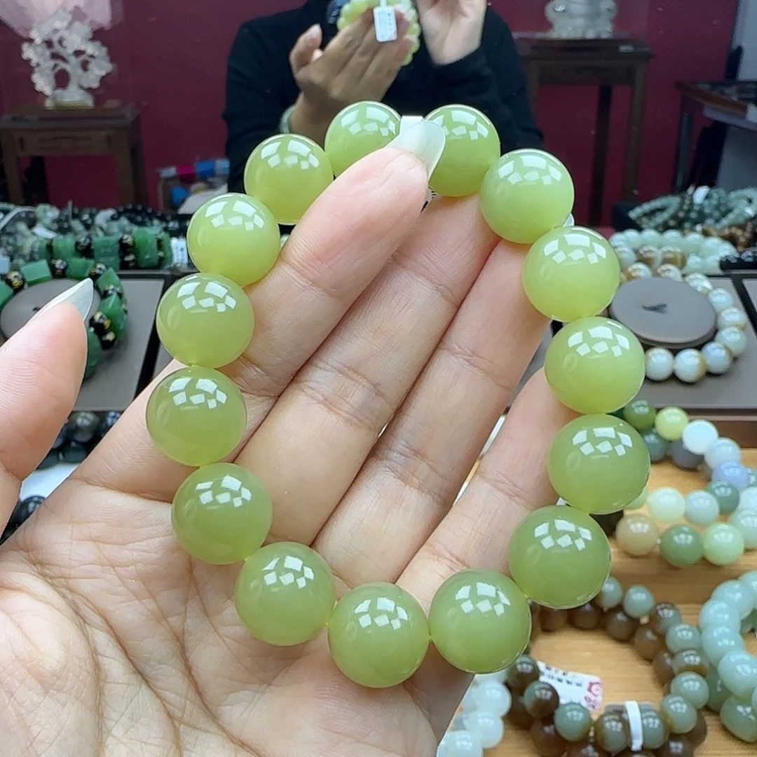 和田玉未镶嵌手链