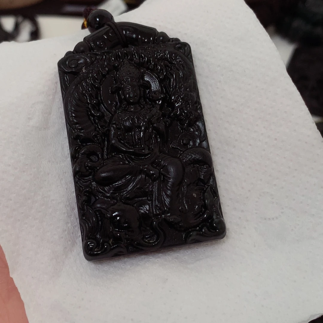 赵***润天然a货钢琴黑特色题材挂件