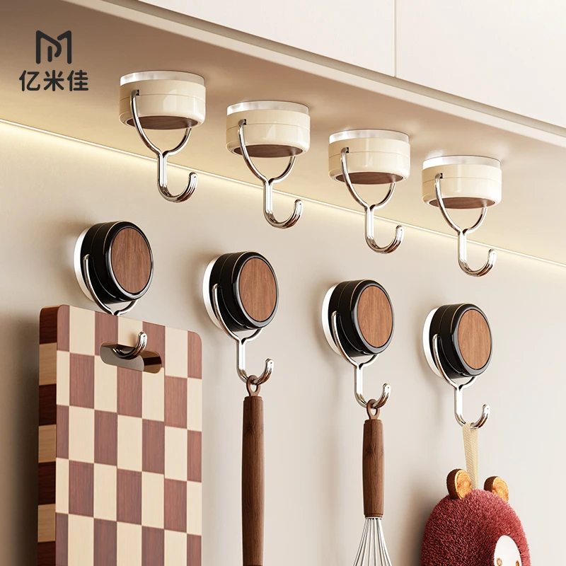 吸盘挂钩免打孔强力承重粘钩厨房墙上壁挂置物架勺子铲子收纳架