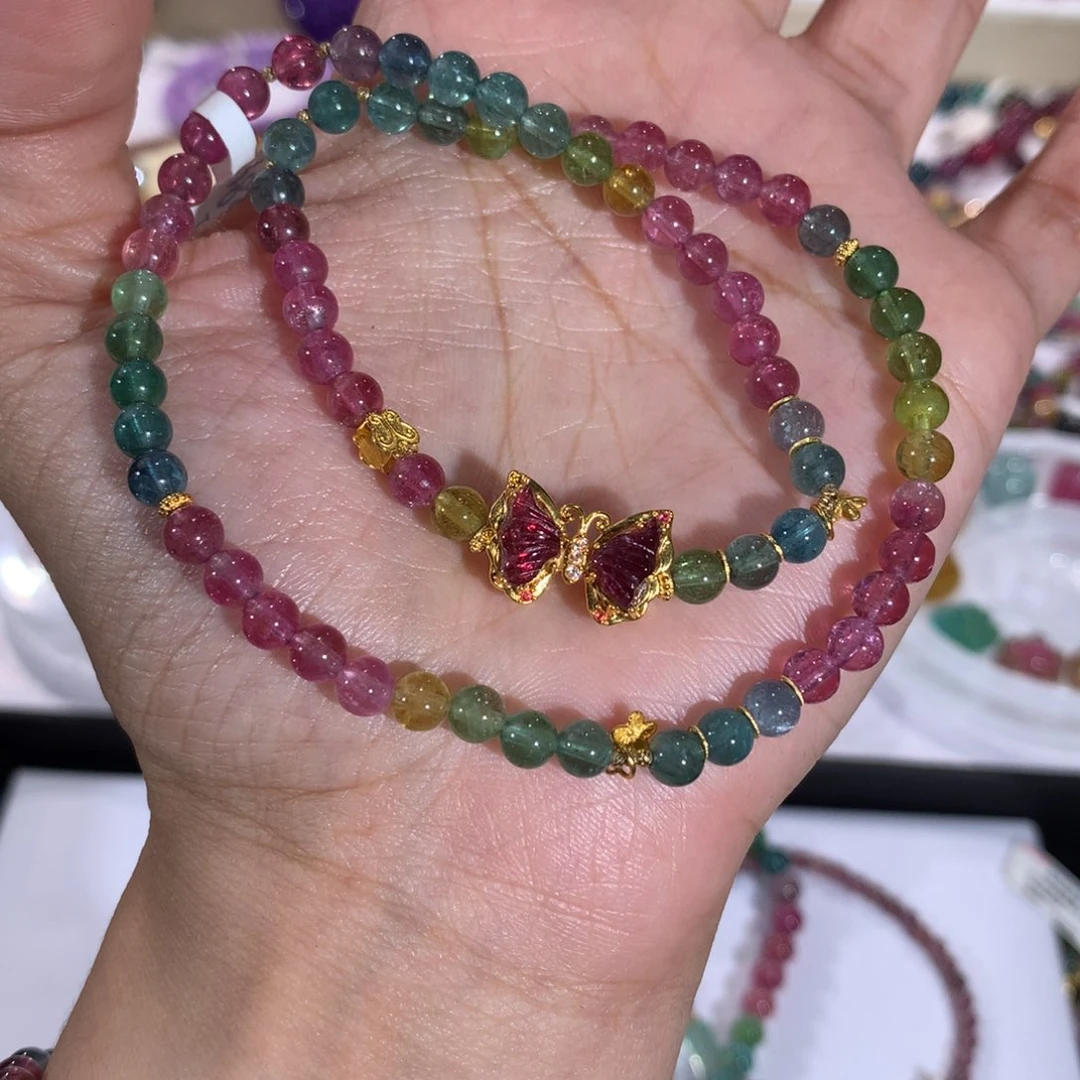 未镶嵌碧玺手串手链