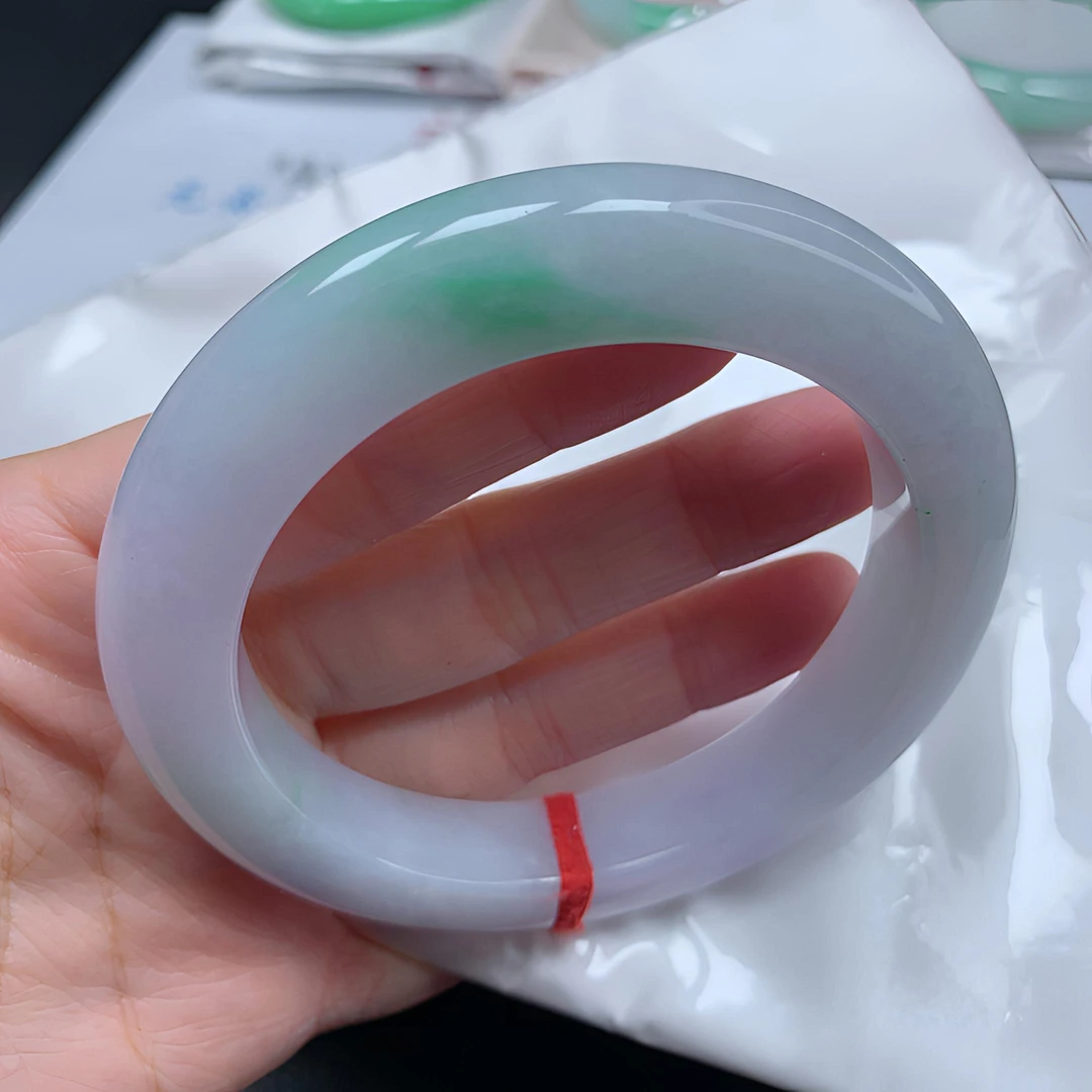 冰胶阳绿春彩手镯5859