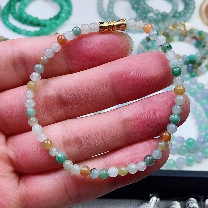 定制翡翠未镶嵌手链