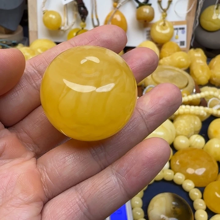 蜜蜡未镶嵌颈饰天然蜜蜡