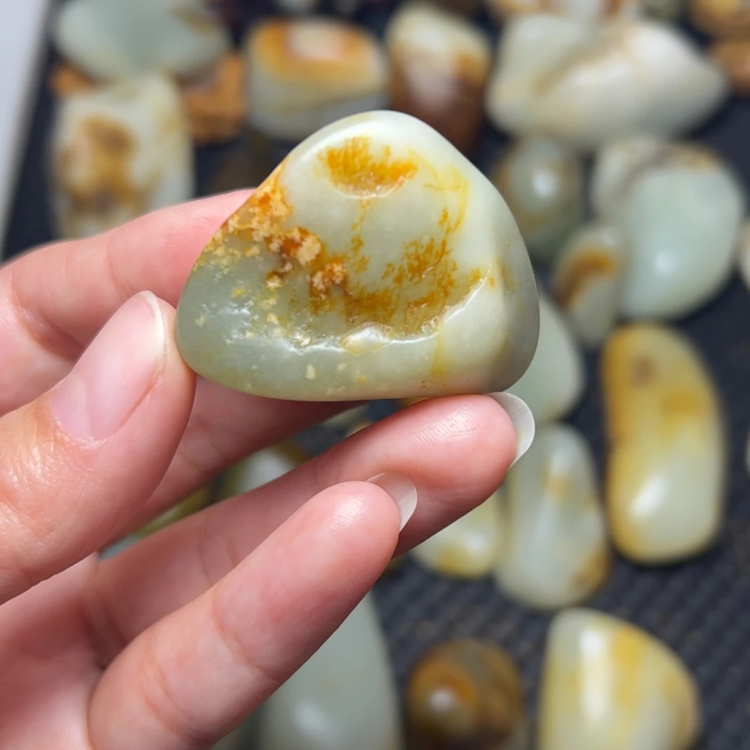 和田玉未镶嵌挂件A103