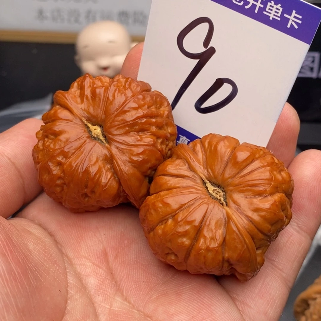 把件文玩核桃南瓜墩43尺