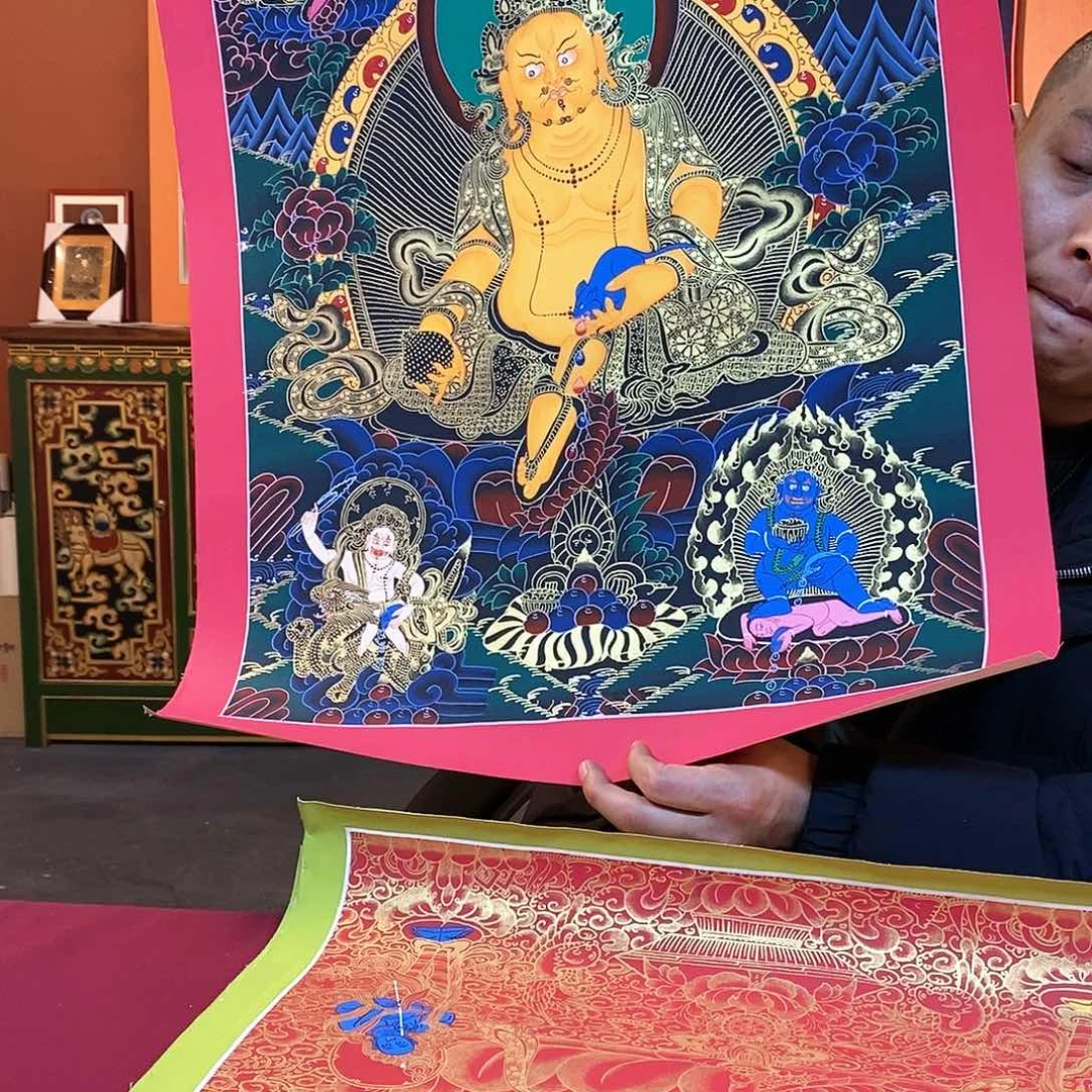 装裱画40×60黑金五财