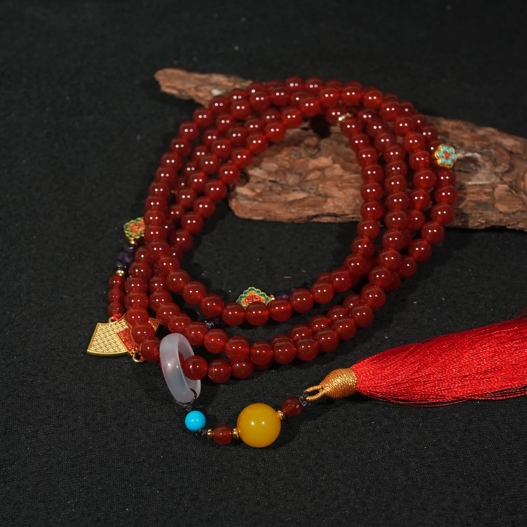 香港王老板-玛瑙项链d66