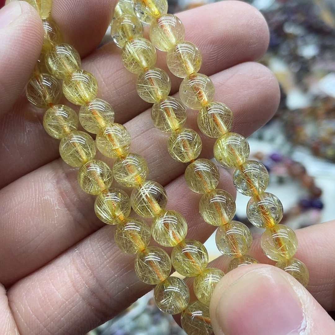 水晶未镶嵌手链多样性发货发一条