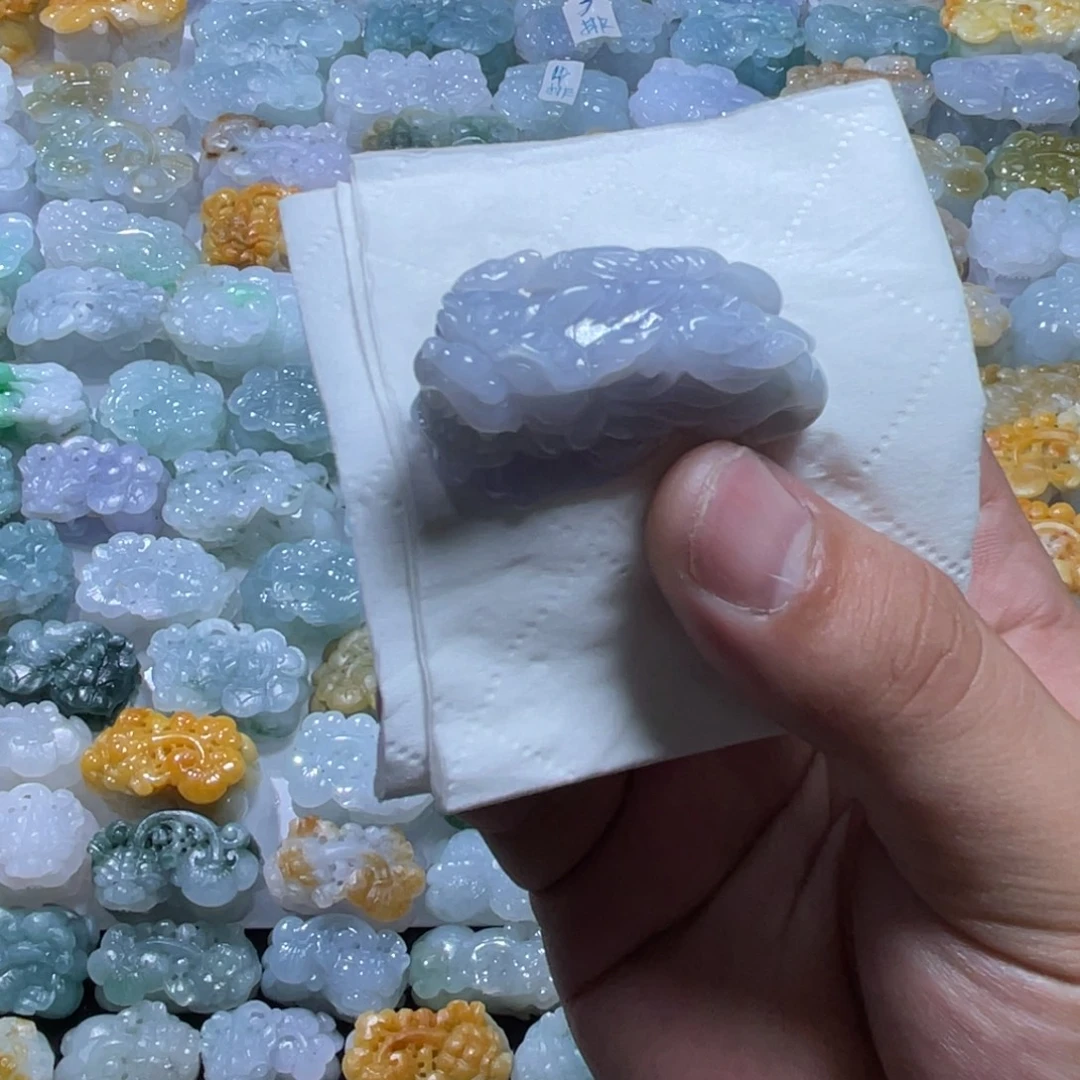 翡翠未镶嵌颈饰天然