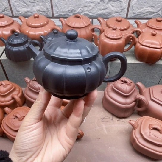 【闪购商品】紫砂茶壶青**r紫砂壶筋纹壶