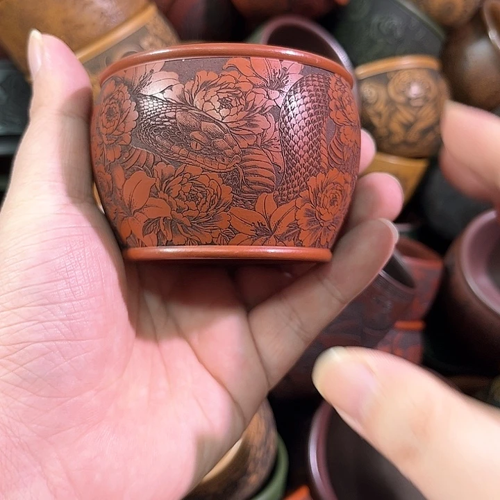 茶杯紫砂全手工紫砂主人杯