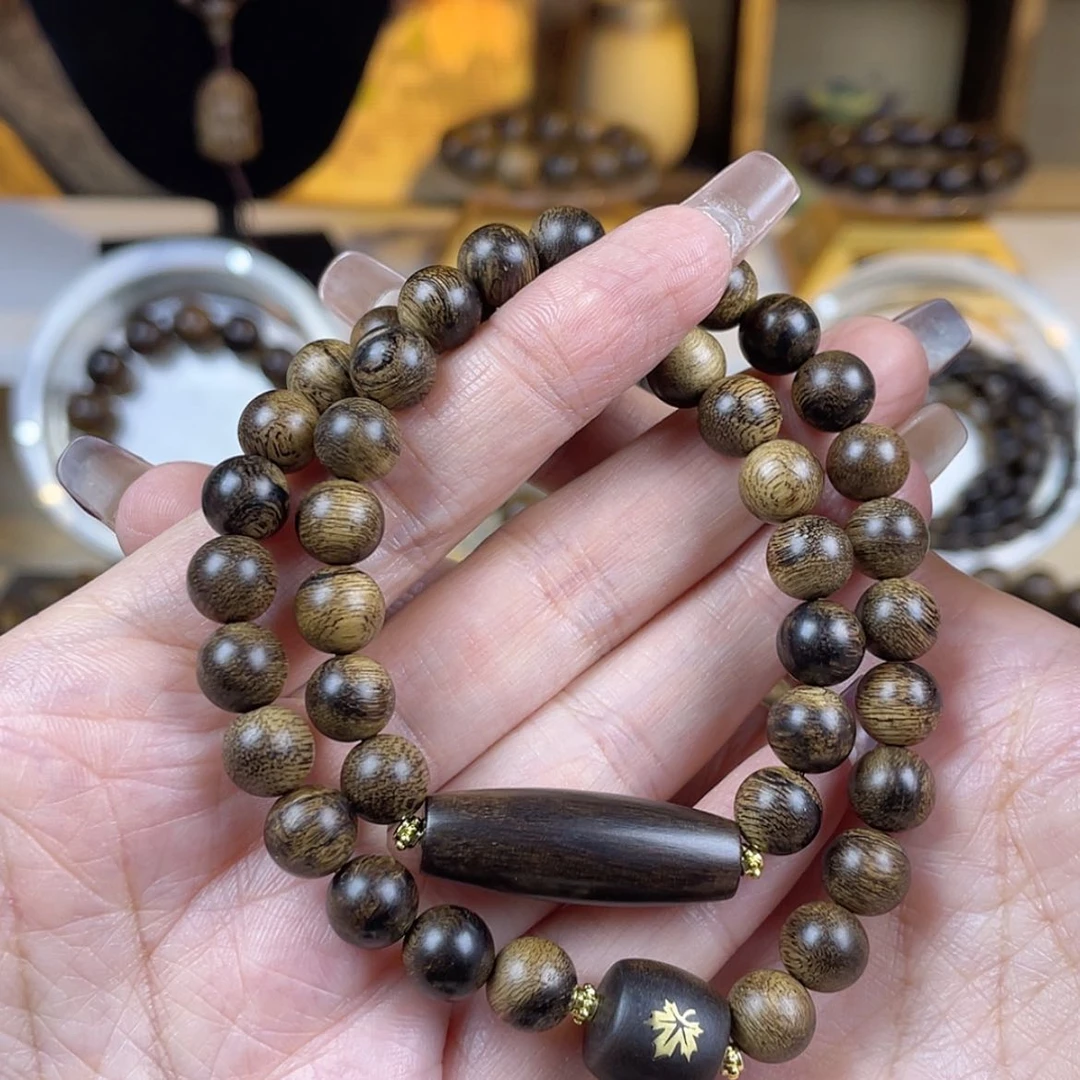 【闪购商品】沉香手串岁**好芽庄棋楠瘤疤