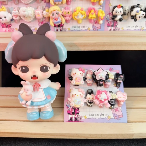 （定制天使Kt）纯手工穿戴甲