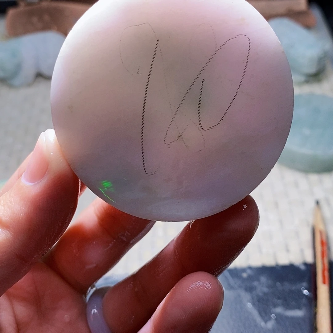 翡翠未镶嵌颈饰888