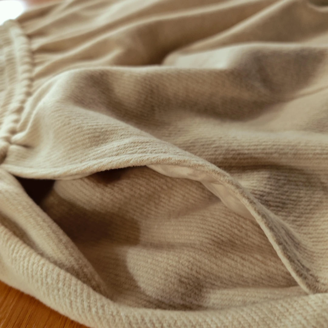 【墨牌国风】高腰女装微弹力复古松紧腰新国风素板半身裙 L93568