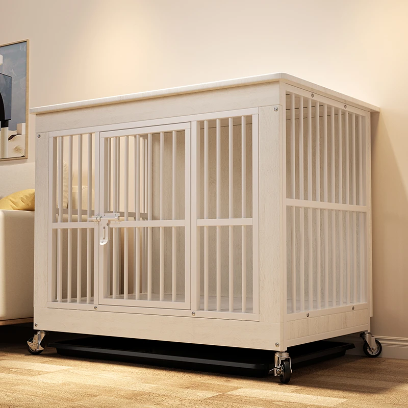 狗笼子中型犬大型犬带厕所宠物金毛边牧专用木质狗笼子室内专用