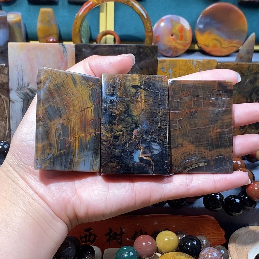 硅化玉天然北票硅化玉牌子未镶嵌飞****y天然北票硅化玉牌子