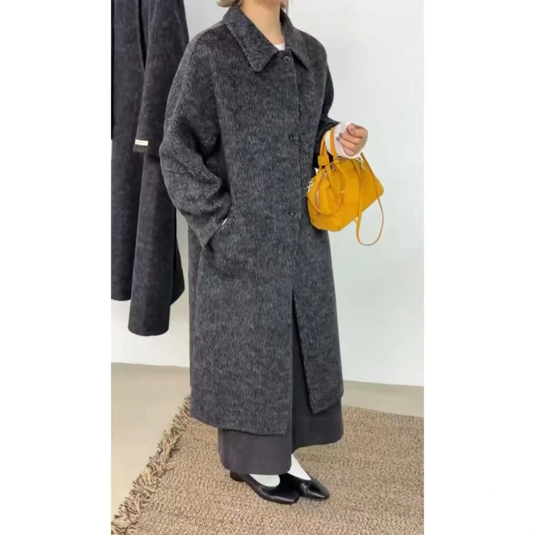 格雷系气质羊绒大衣（干洗！！不能水洗！！）