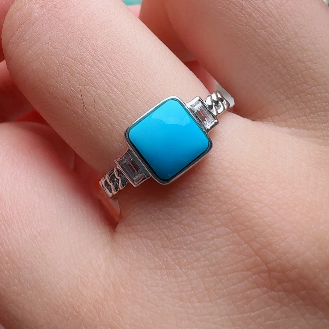 银S925镶嵌绿松石珠宝奇石