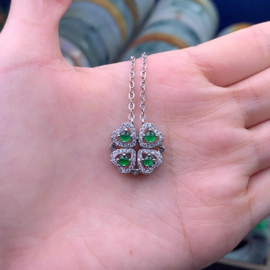 翡翠未镶嵌颈饰吊坠