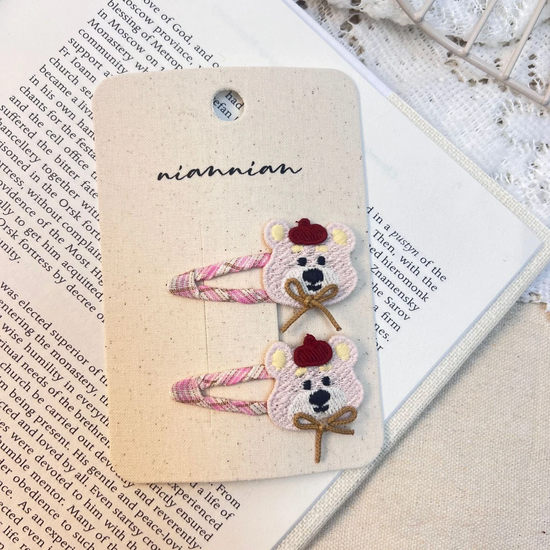 子田推荐-儿童卡通小狗图案拜拜夹