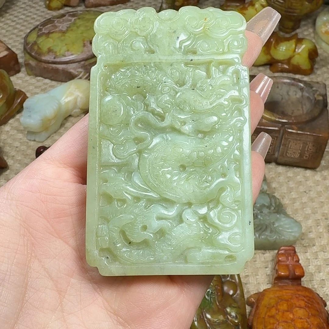 白玉菩提吊坠挂件