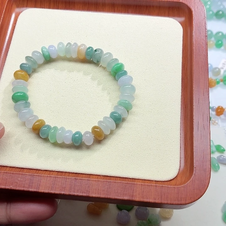 未镶嵌手链翡翠天然缅甸翡翠A货