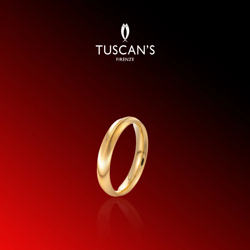 TUSCAN'S 铜合金戒指 轻奢时尚猫眼戒指简约小众指环时代双鱼