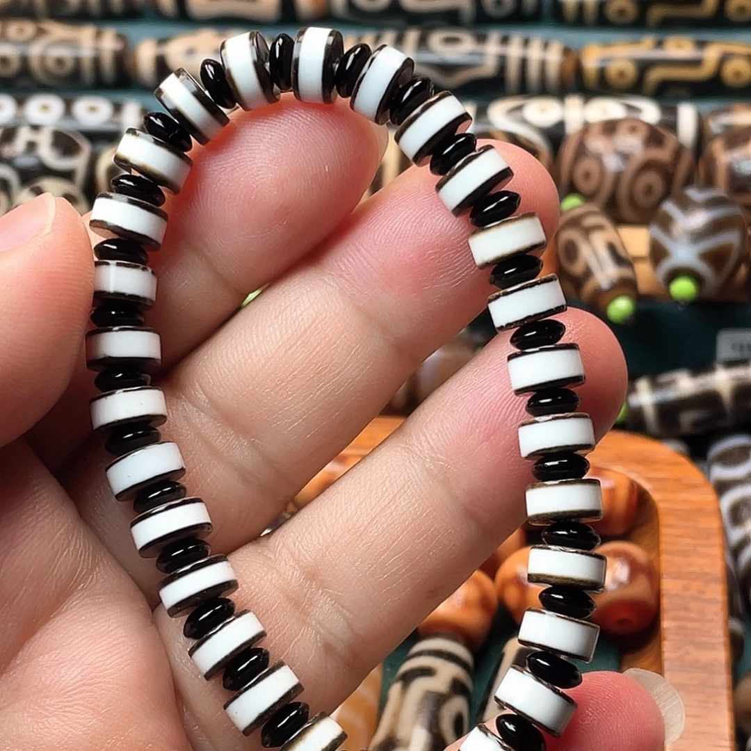 玛瑙/玉髓未镶嵌颈饰剁珠手串