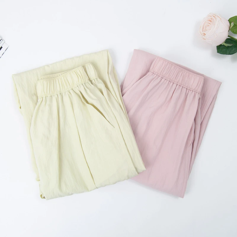 1265女童裤子儿童休闲裤2025新款阔腿裤夏季大童裤子洋气女孩童装