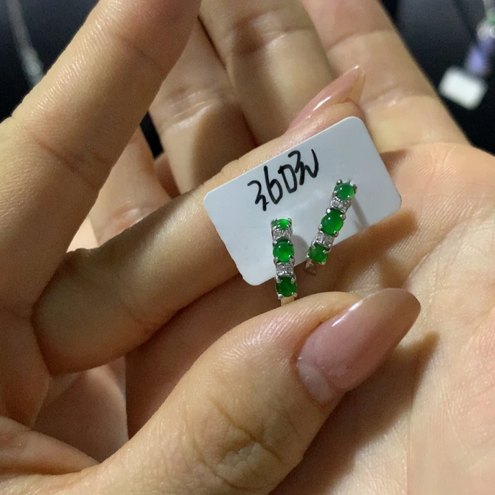 翡翠银S925镶嵌戒指