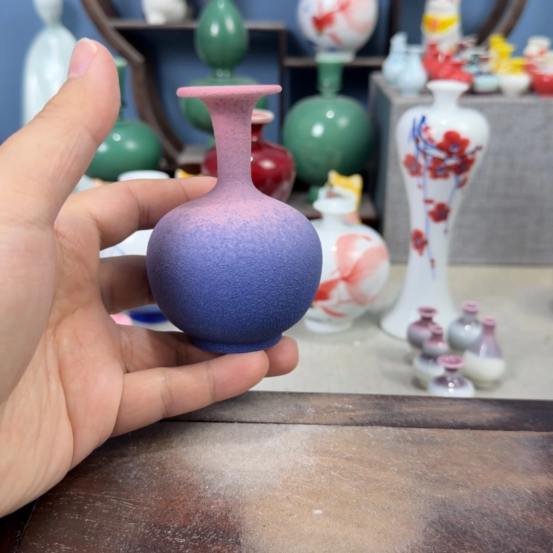 陶瓷手工小花器摆件