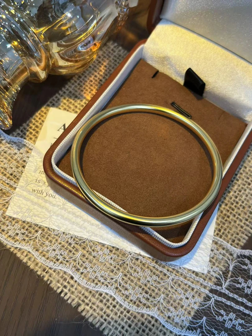 铜合金手镯 DAJIEJIE大姐姐 古法传承磨砂素圈