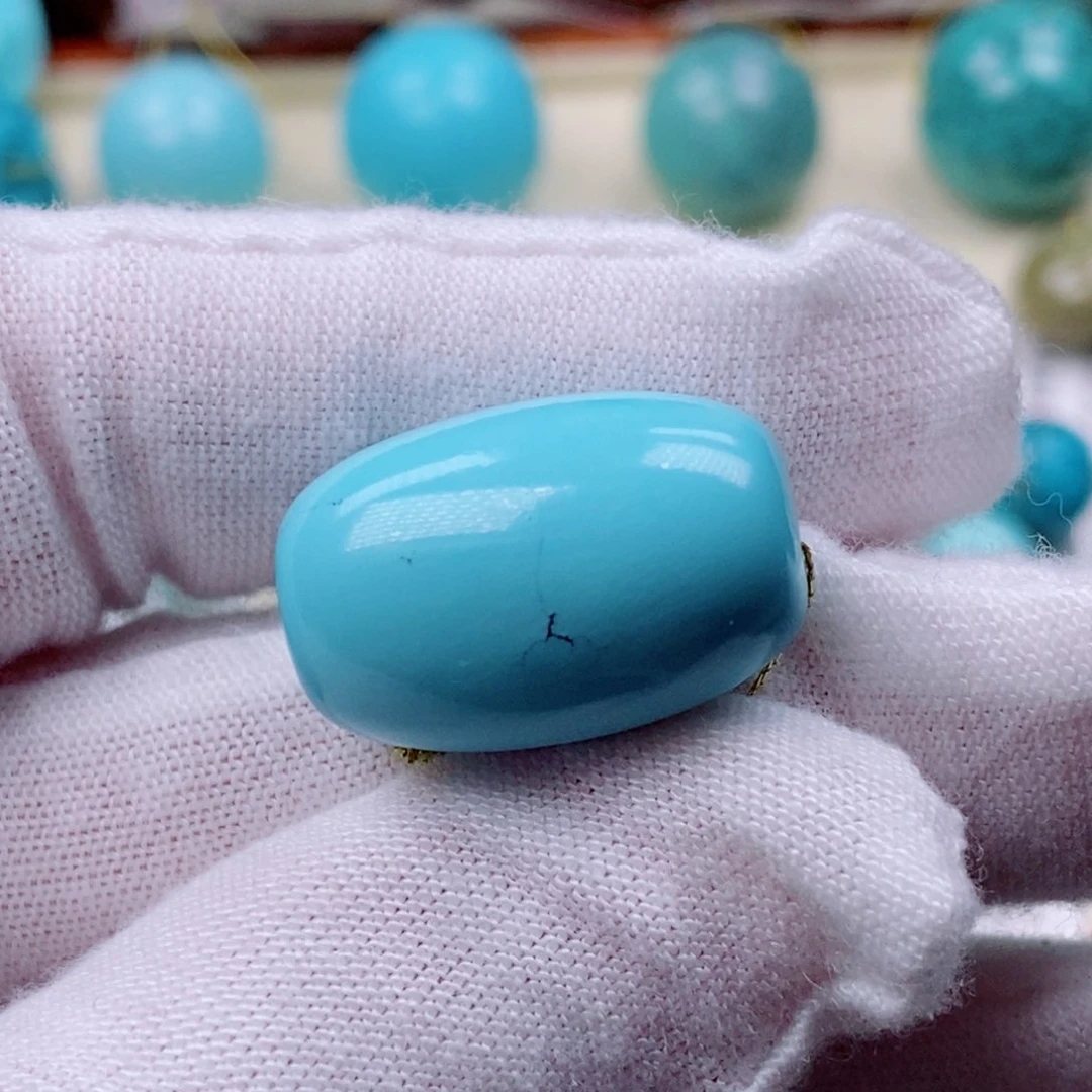 绿松石珠宝奇石未镶嵌虾*达