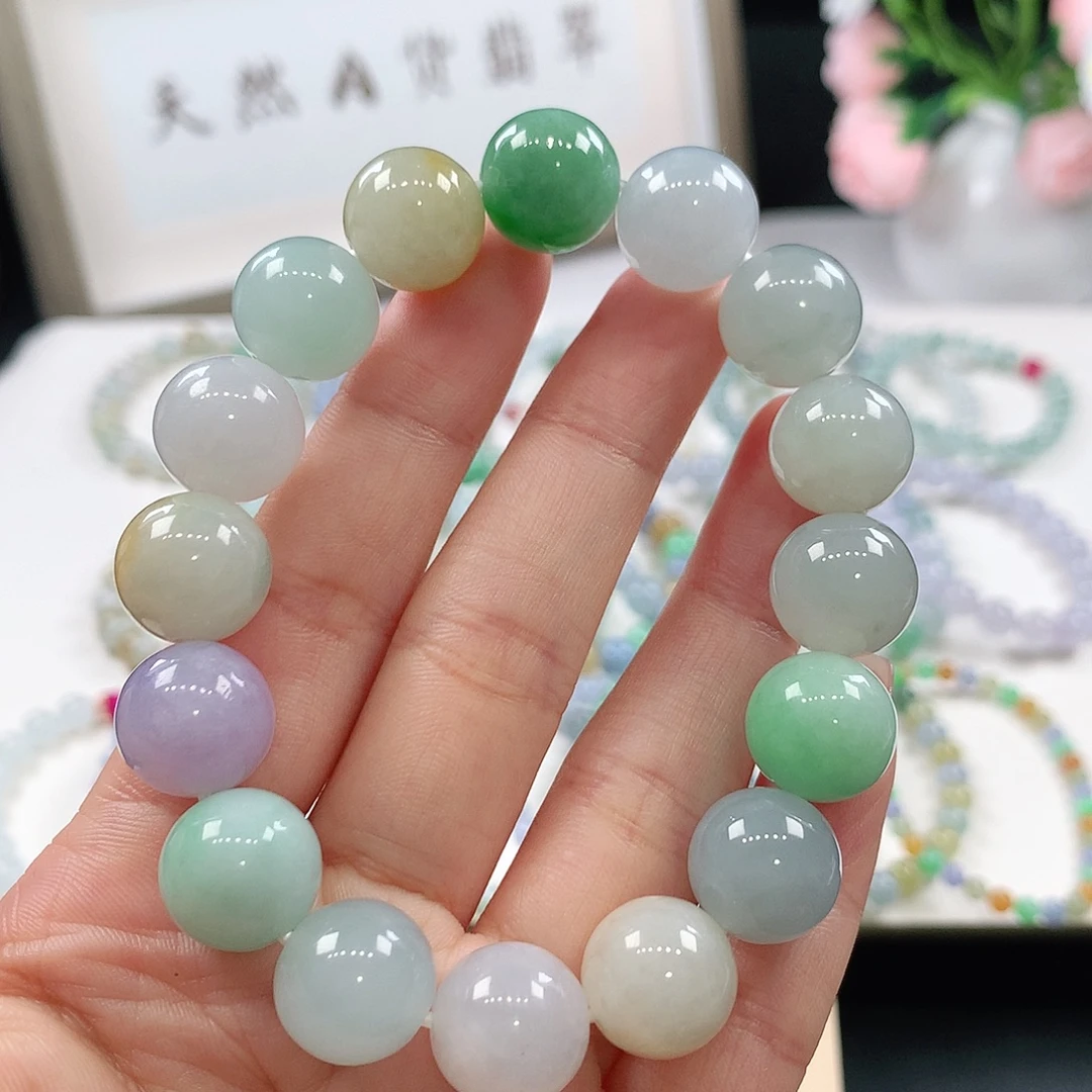 翡翠未镶嵌手链手链13.2mm
