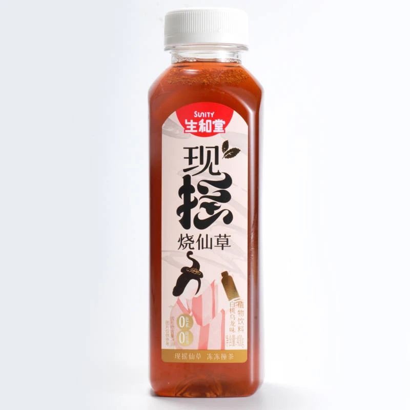 生和堂 烧仙草植物饮料（白桃乌龙味）400ml