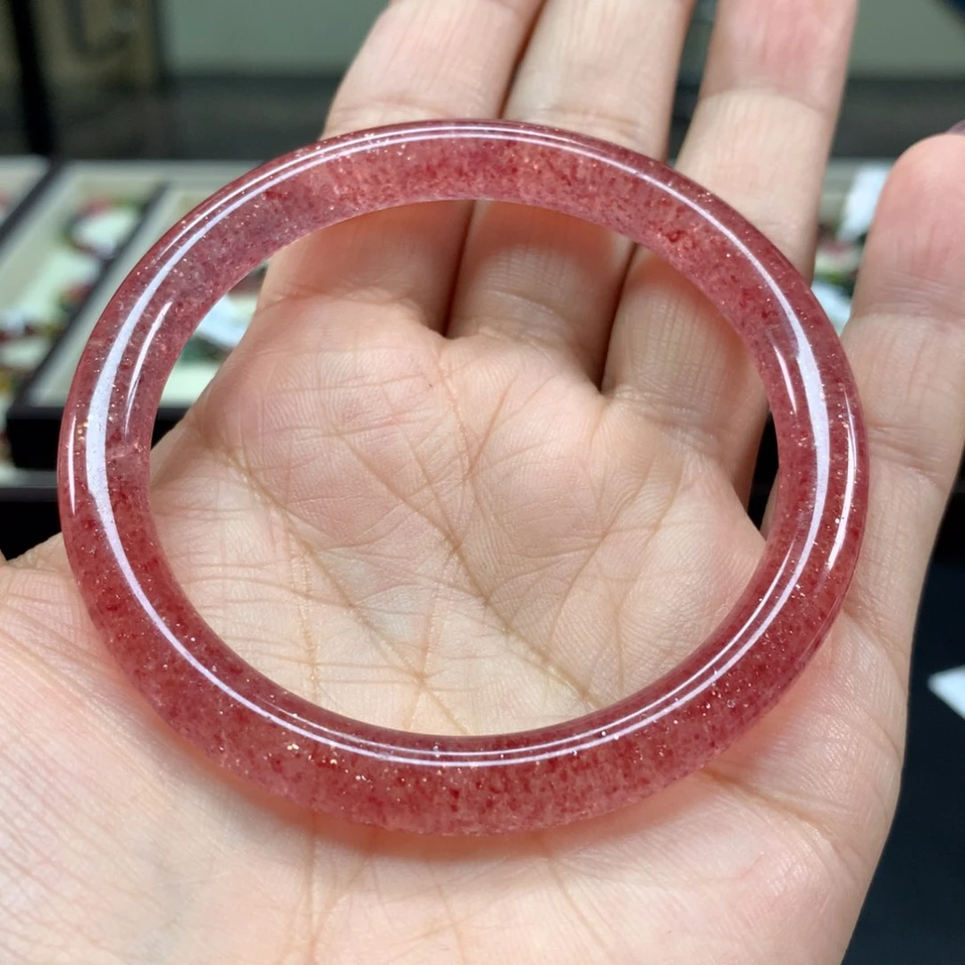 石英质玉手镯未镶嵌曲*手镯