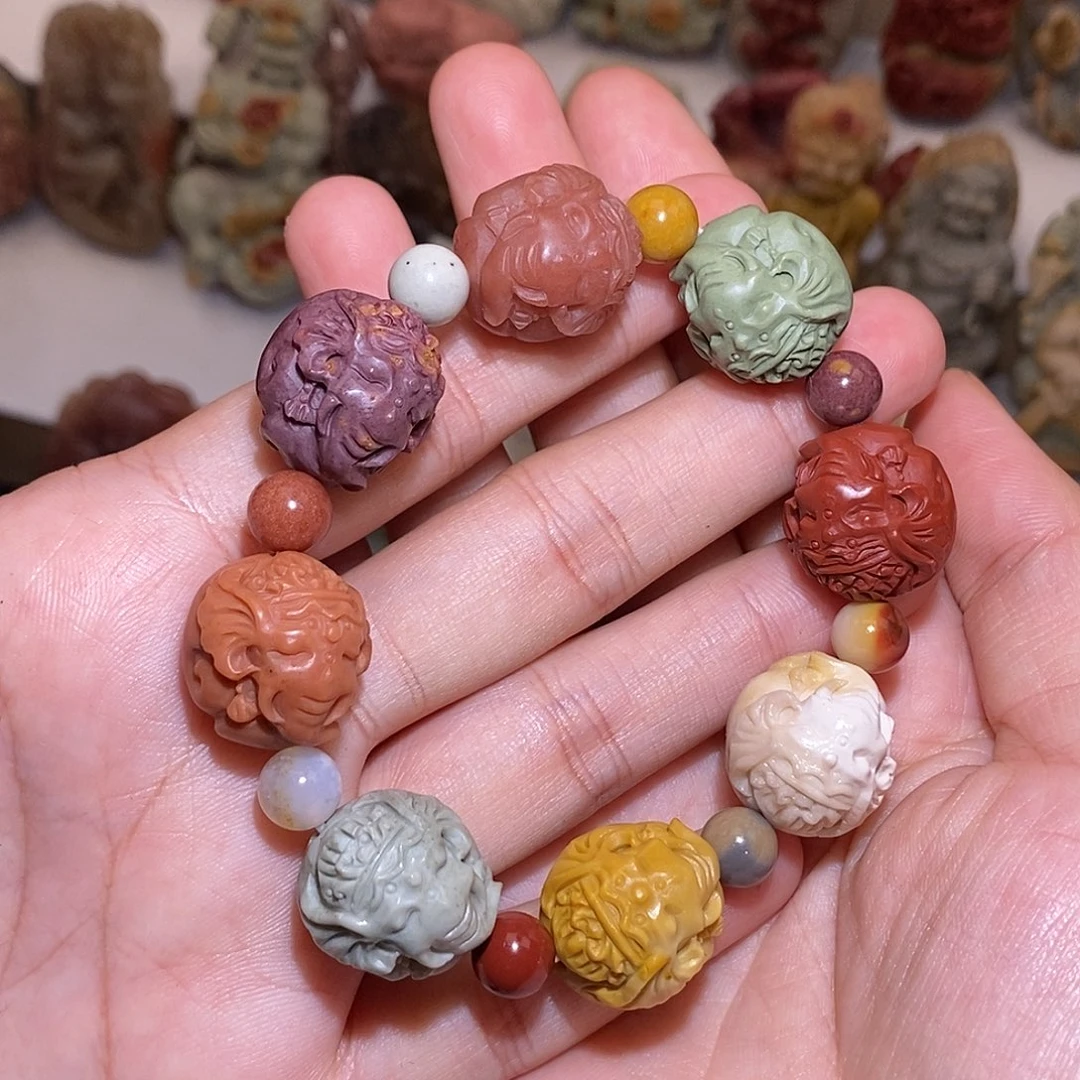 石英质玉（阿拉善玉）未镶嵌手链