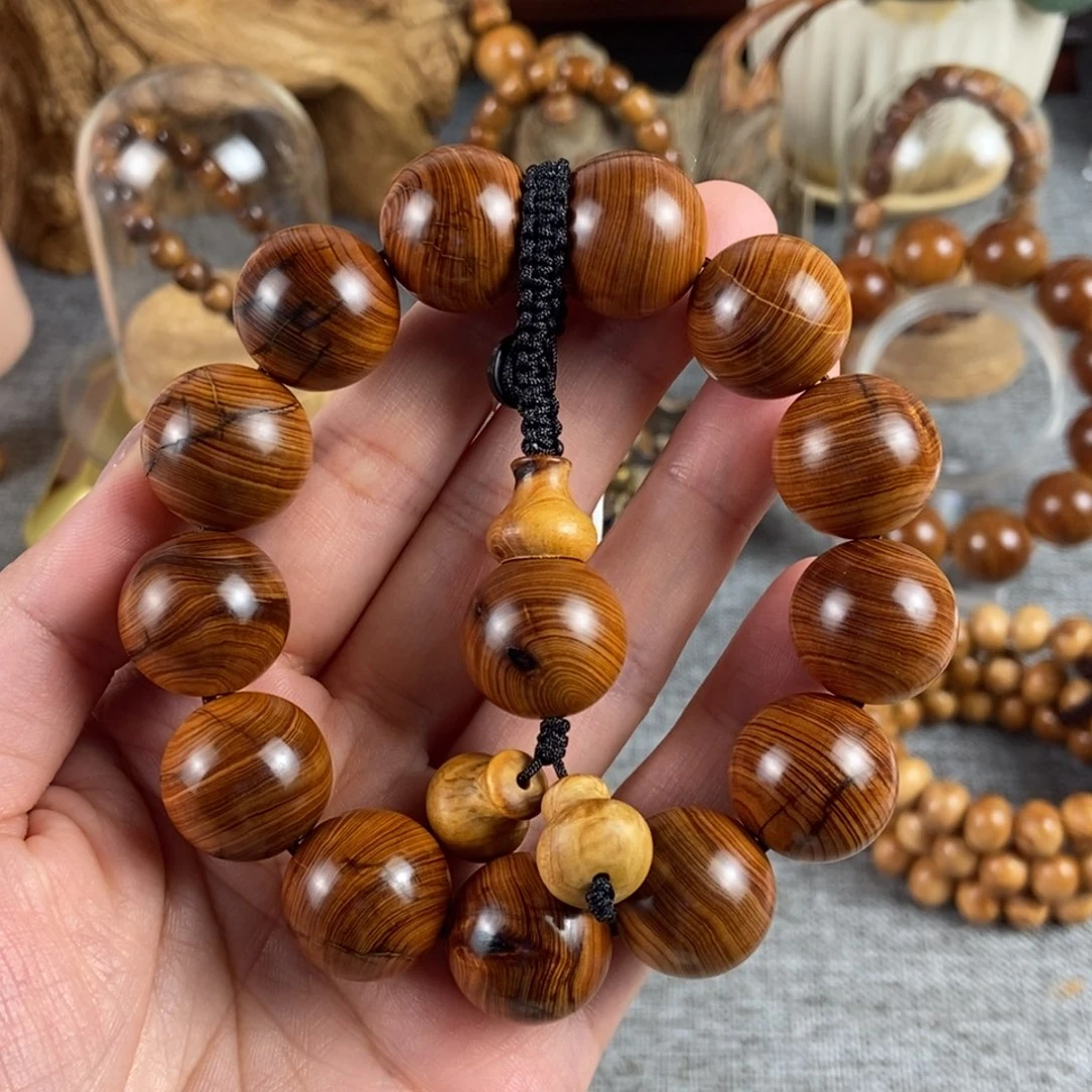 柏木（崖柏）手串/手链北太行1.8骨料微瑕精品