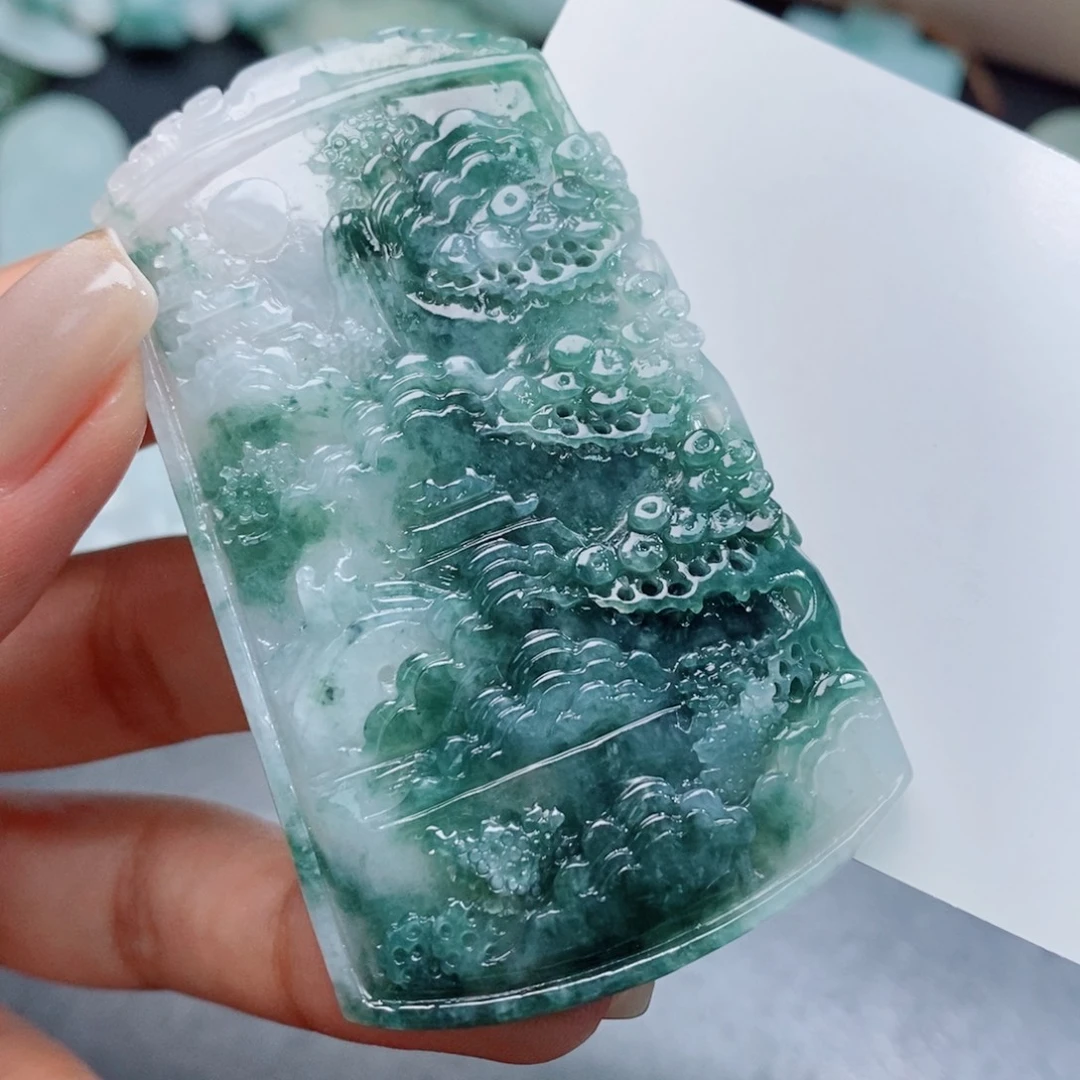 未镶嵌吊坠定制翡翠