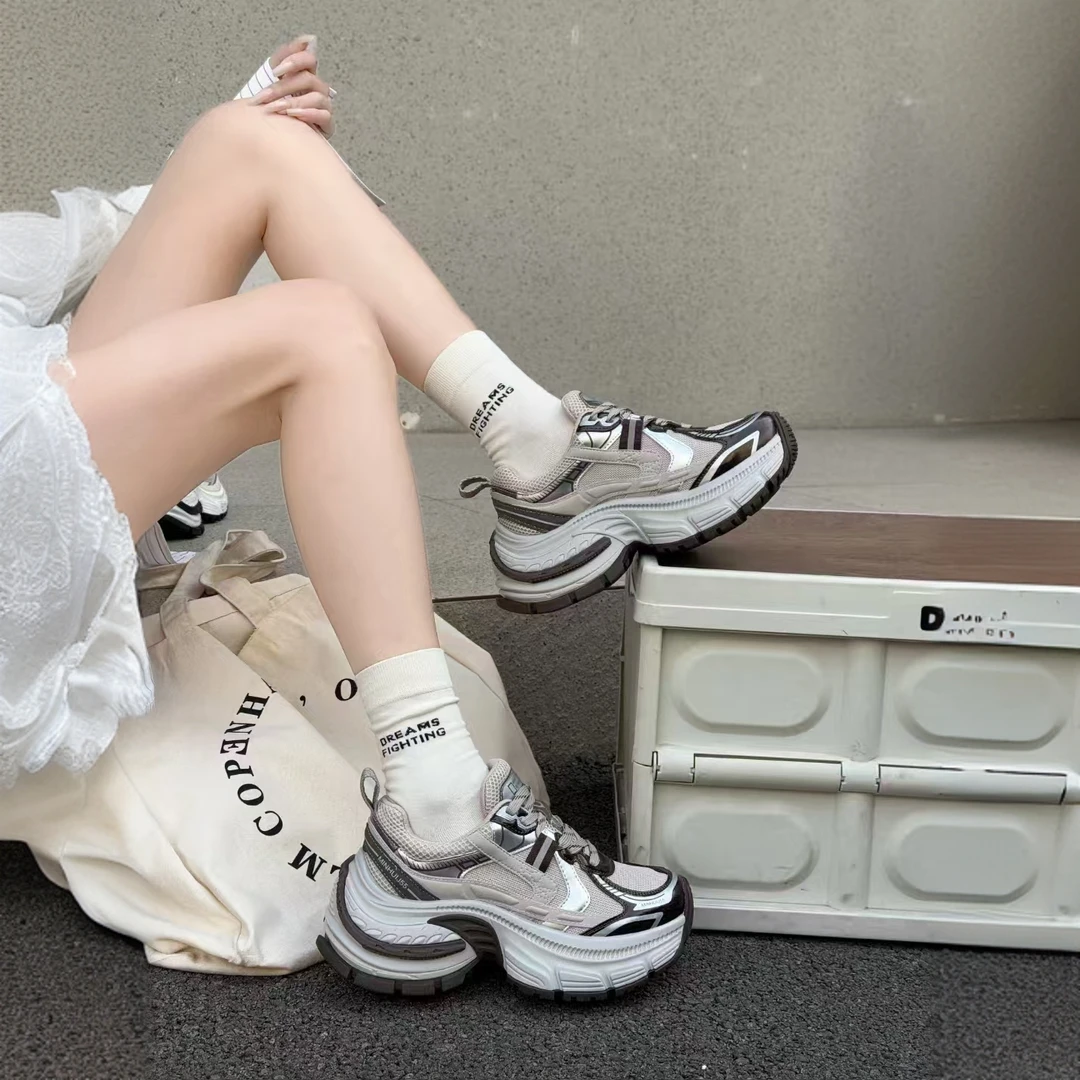 女款翘臀老爹鞋971-1