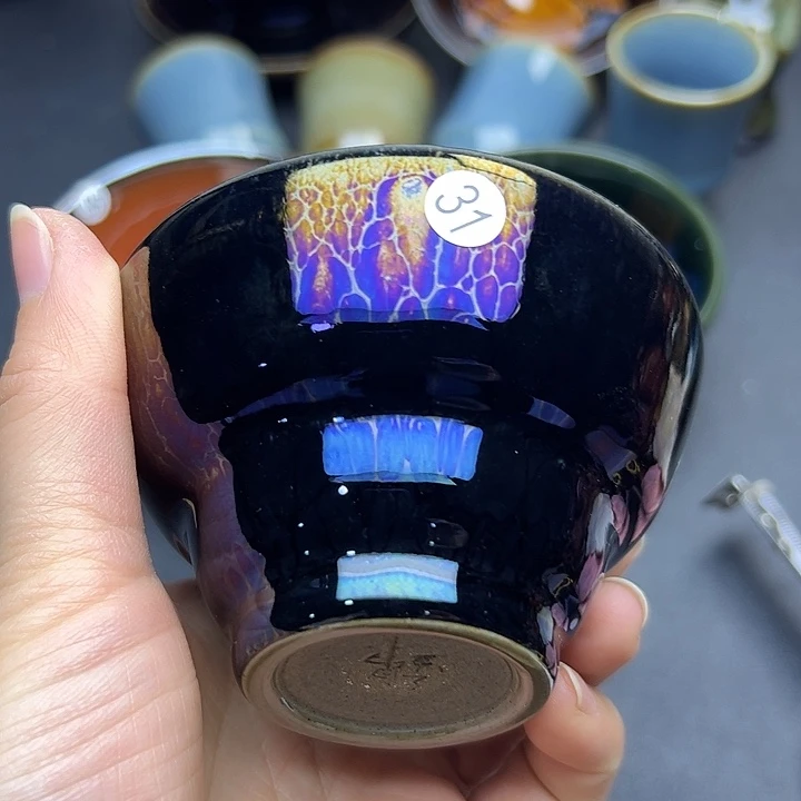 茶盏建窑建盏主人杯微瑕