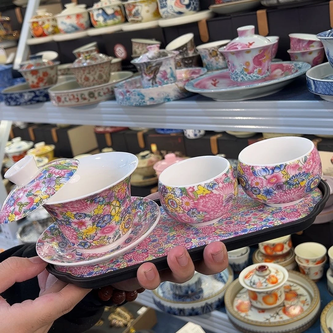 盖碗很漂亮我很喜欢