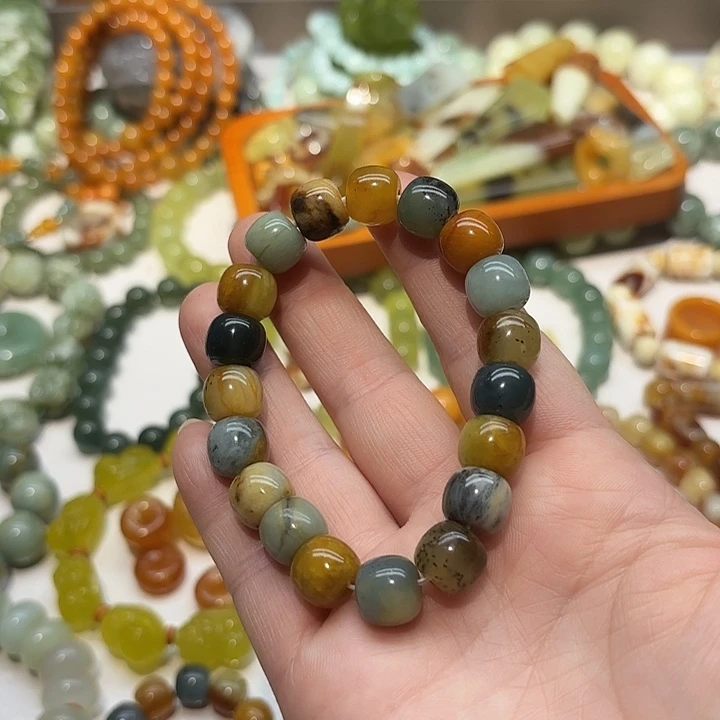 蛇纹石玉未镶嵌手串