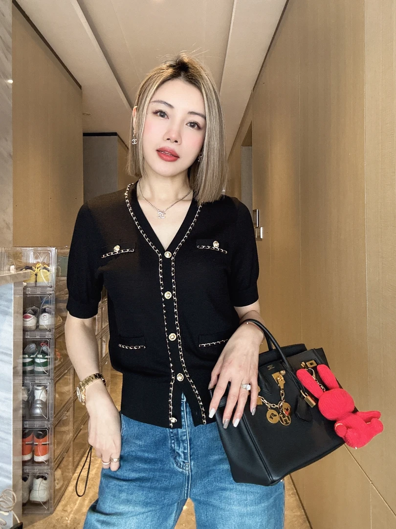 【CM】金链条高品短袖上衣M5S0232