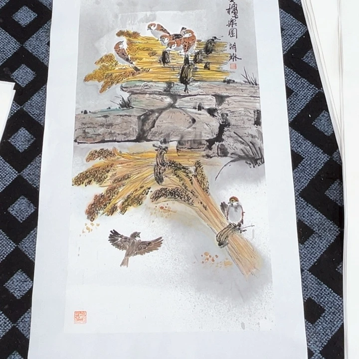 国画100/50纯手绘国画作品