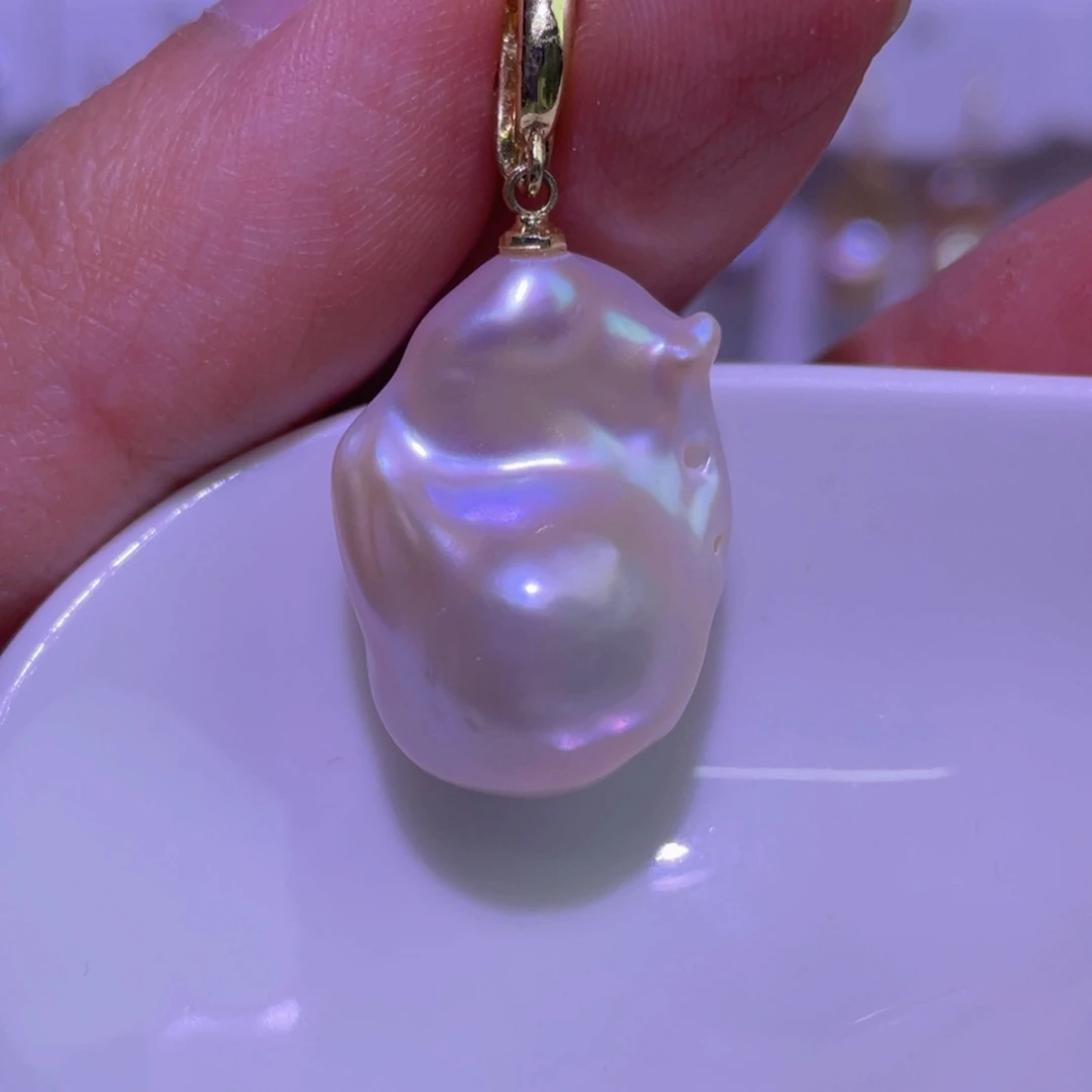 天然淡水珍珠吊坠未镶嵌淡水珍珠