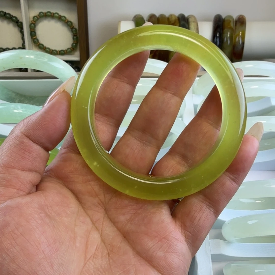 蛇纹石玉合金手镯