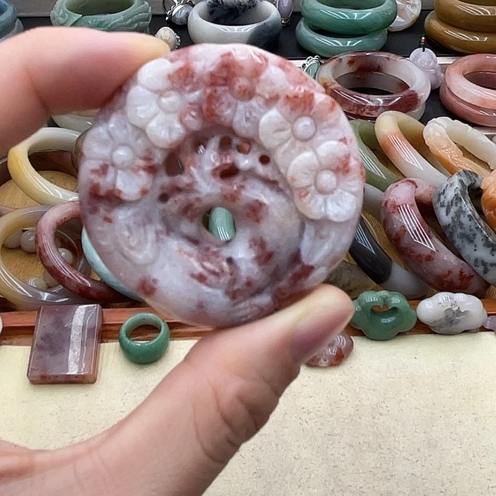 石英质玉圈口55未镶嵌